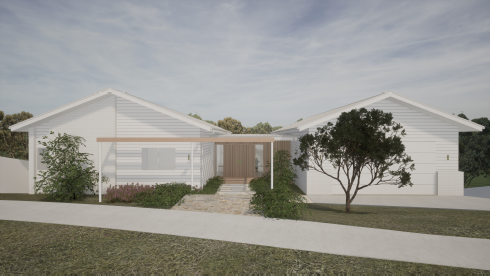 Addition and alteration project at 157 Waterside Drive, Fletcher NSW 2287
